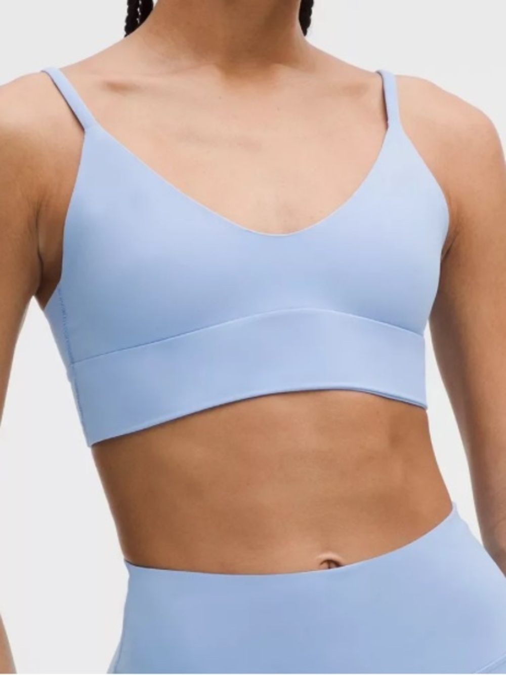 Lululemon Focuser Scoop-Neck Bra Nulu Sinatra Blue Size Small $58
